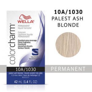 Wella Color Charm 10A Palest Ash Blonde Permanent Liquid Hair colour | Salon Express