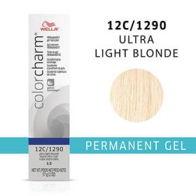 Wella Color Charm Permanent Gel 12C Ultra Light Blonde - Salon Supplies